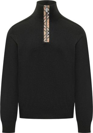 Burberry Black High-neck Sweater