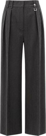 Patrizia Pepe Pantaloni Wide Leg - - Trousers - Donna - Grigio - L