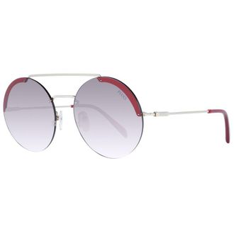 Emilio Pucci Emilio Pucci Womens Round Frame Sunglasses Gradient Lens - Silver - One Size