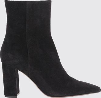 PARIS TEXAS Anja Suede High-Heeled Ankle Boots