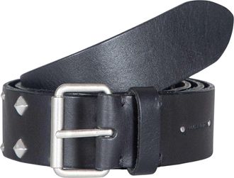 AllSaints AllSaints Leren riem met studs (Zwart)
