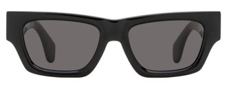Palm Angels PERI10J Rectangular Acetate Sunglasses - Black