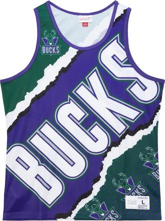 Mitchell & Ness x Milwaukee Bucks Canotta Jumbotron 2.0 - Viola
