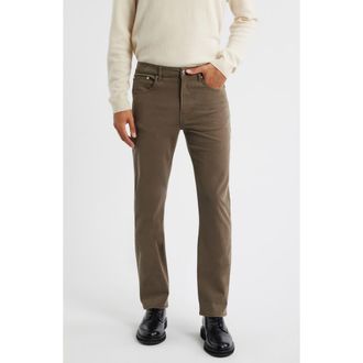 Frame Denim Modern Straight Leg Five-Pocket Twill Pants in Old Sage at Nordstrom Rack, Size 40