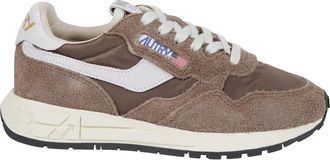 Autry Reelwind Lage Sneakers - Dames - Sneakers - Bruin - 37 EU - Katoen - Schoenen