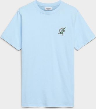 Lindbergh Mens Fun embroidery lounge T-shirt