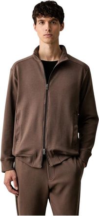 Paul & Shark Zip-throughs - Heren - Vesten met rits - Bruin - L - Katoen - Hoodies & sweatvesten