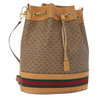 Gucci Bolso bombonera GG peque&ntilde;o Vintage Pre-owned - Pre-owned - Mujer - Beige - ONE SIZE