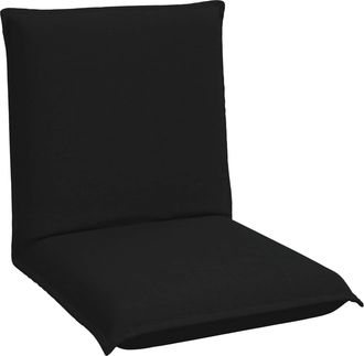 vidaXL Sill&oacute;n Ajustable Negro Tela Vidaxl