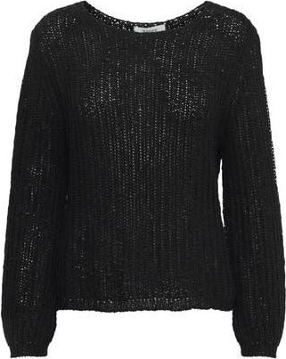 b.young Mara Crewneck Knit Top in Black at Nordstrom Rack, Size X-Small