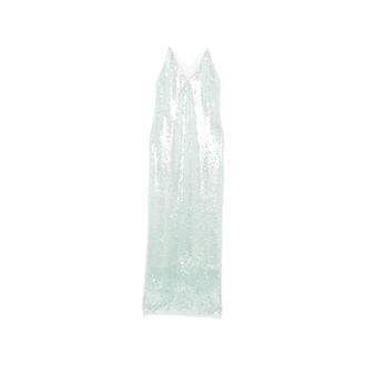 Forte_Forte MY Dress Breeze Sequin-Embellished Maxi Dress - female - Forte Forte - Party Dresses - Green - XS - Dresses