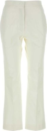 Jil Sander White Wide Leg Pant