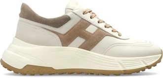Hogan Hi-Fi Sneakers - Dames - Sneakers - Beige - 36 EU - Leer - Schoenen