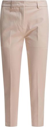 Semper Slim-fit Viscose Broek - Dames - Slim Fit Broeken - Beige - M - Leer - Broeken