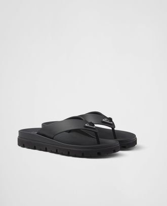 Prada Rubber thong sandals