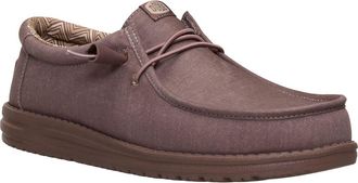 Hey Dude Wally Stretch Canvas Slip-On in Deep Taupe at Nordstrom Rack, Size 14