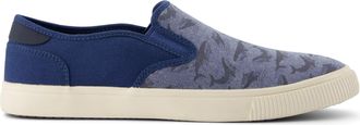 Toms Baja Blue Glow in the Dark Whales Slip On Sneaker