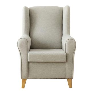 Kenay Home Butaca tapizado gris 78 x 102 cm