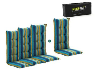 Kees Smit Madison tuinkussen set van 4 hoge rug