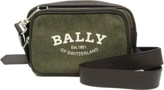 Bally Tweedehands leren schoudertassen - Dames - Vintage Schoudertas - Groen - ONE Size - Vintage