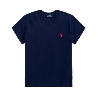 Polo Ralph Lauren T-shirt girocollo Classic-Fit - - Tops - Donna - Blu - M