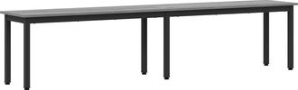 vidaXL Banco Gris Sonoma 200 X 35 X 45 Cm Madera De Ingenier&iacute;a Vidaxl