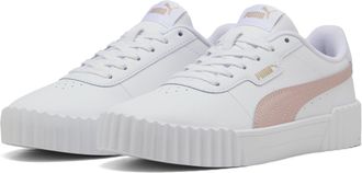 Puma Womens Carina 3.0 Sneaker, Puma White Rose Quartz Puma Gold, 6.5 UK