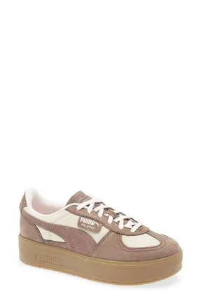 Puma Palermo Elevata Platform Sneaker in Desert Dust/Flat Bronze at Nordstrom Rack, Size 10