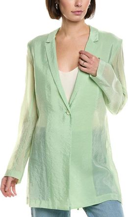 Sally Lapointe Sheer Silk-Blend Blazer