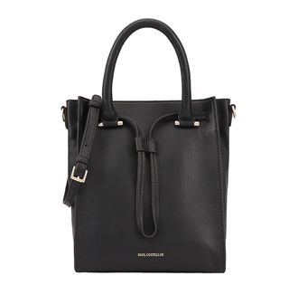 Paul Costelloe Womens Flumendosa Black Leather Multi Way Bag - One Size