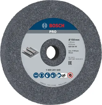 Bosch Pro Steel Disco De Amolar 150 X 20 X 20 Mm G24 - 1609201649
