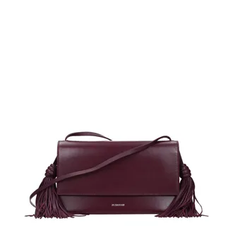 Jil Sander Red Leather Crossbody Womens Bag
