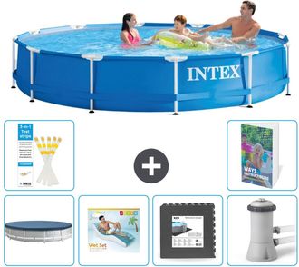 Intex Piscina Con Estructura Redonda - 366x76 Cm - 7-piezas S49