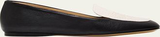 Gabriela Hearst Aveda Mixed Leather Loafers