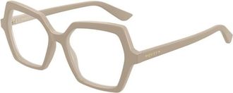 Alexander McQueen Am 0537O 003 Brillen - Dames - Brillen - Beige - 54 MM - Accessoires