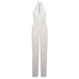 NUÉ Jumpsuits, female, White, Size: 2XS White V Jumpsuit