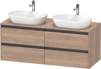 Duravit Lavabo Consola Ketho.2 De Duravit, Suspendido, Hueco Para Lavabo