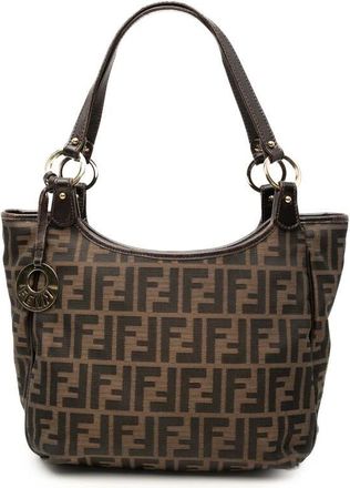 Fendi Pre-owned Fendi Zucca Canvas Chef Tote Ladies 6U58TG313JTPC03I