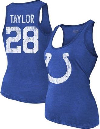 Majestic Threads Womens Majestic Threads Jonathan Taylor Royal Indianapolis Colts Player Name & Number Tri-Blend Tank Top at Nordstrom, Size Medium
