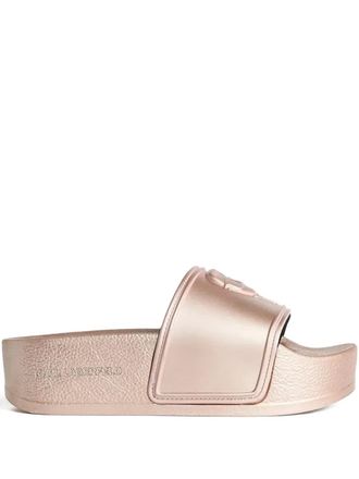 Karl Lagerfeld Sandali slides Kondomium - Rosa
