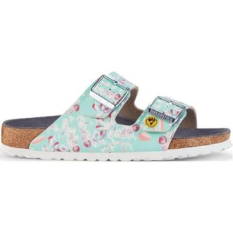 Birkenstock Sandalia Arizona Esd Talla 40 Campo De Flores Menta Birko Flor En 61340