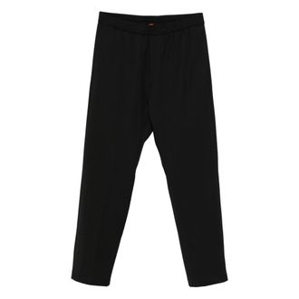 Barena Broeken, Heren, Zwart, L, Straight Broeken