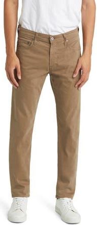 AG - Adriano Goldschmied Tellis Stretch Sateen Modern Slim Pants (Nordstrom Exclusive) in Wild Mushroom at Nordstrom Rack, Size 28 X 34