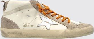 Golden Goose Sneakers Mid-Star in pelle e camoscio con motivo brogue