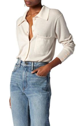 Equipment Corinne Cashmere Button-Up Shirt in Shifting Sand at Nordstrom, Size X-Small