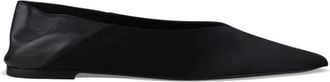 Saint Laurent Nour Slippers - Dames - Ballerinas - Zwart - 39 EU - Leer - Schoenen