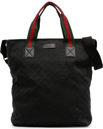 Gucci Pre-owned Gucci GG Canvas Web Satchel Ladies 256099 213048