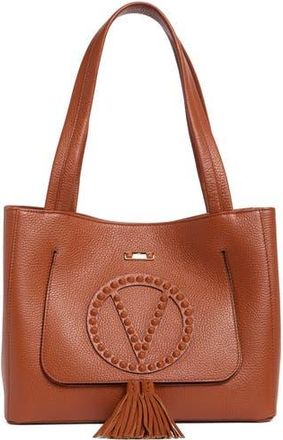 Mario Valentino Estelle Rock Tote Bag in Whiskey at Nordstrom Rack