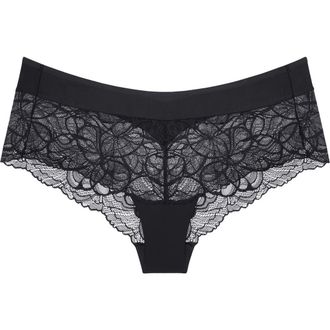 Triumph Body MakeUp Illusion Lace Briefs Panties in Black at Nordstrom, Size Xx-Large