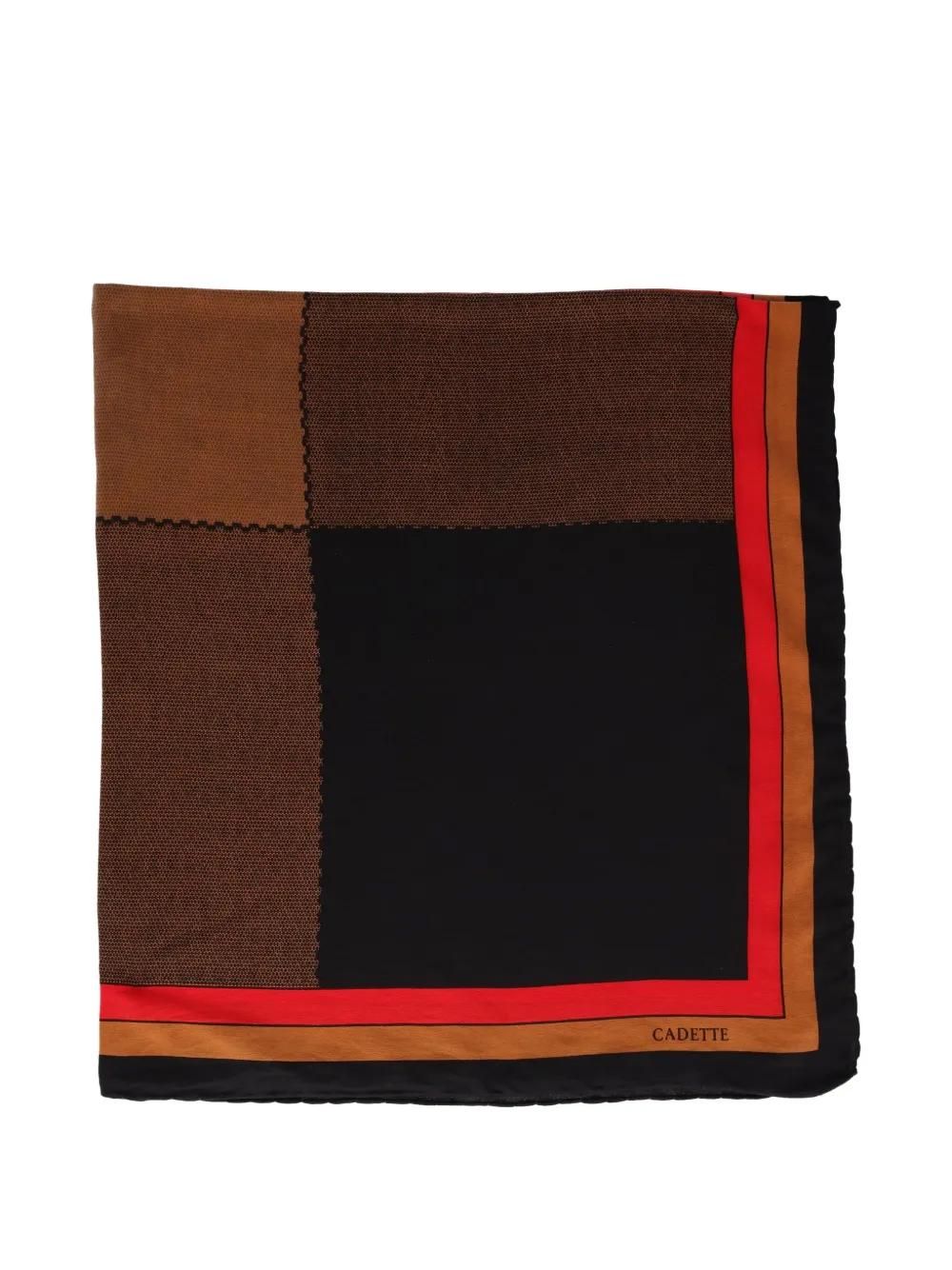 【関税&送料込】Valentino Garavani Printed Silk Foulard VALENTINO GARAVANI Fringed printed silk-twill scarf | NET-A